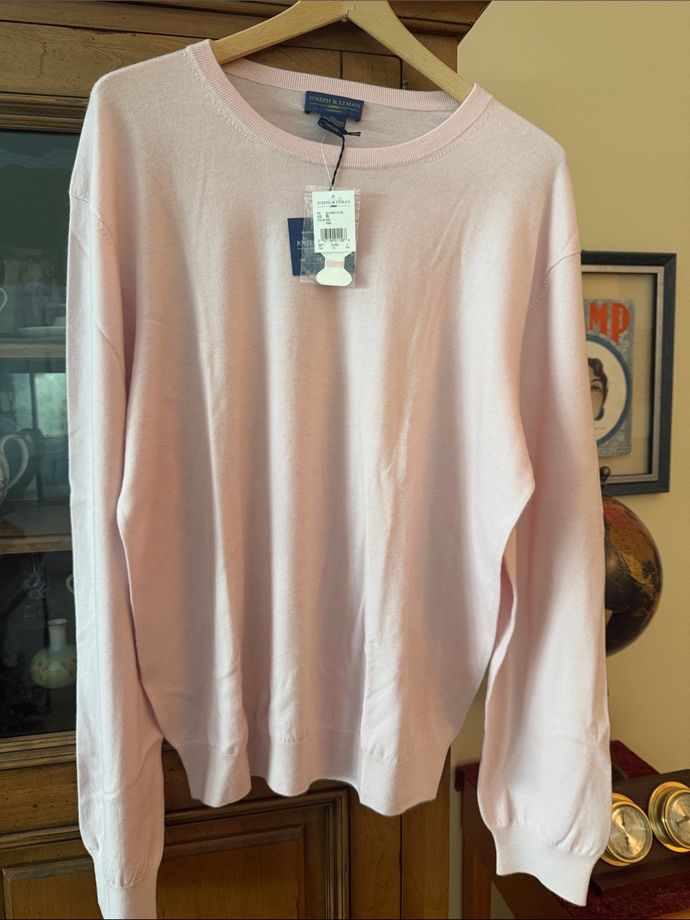 100% cashmere pink sweater